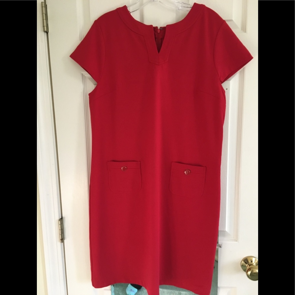 Talbots Red Dress